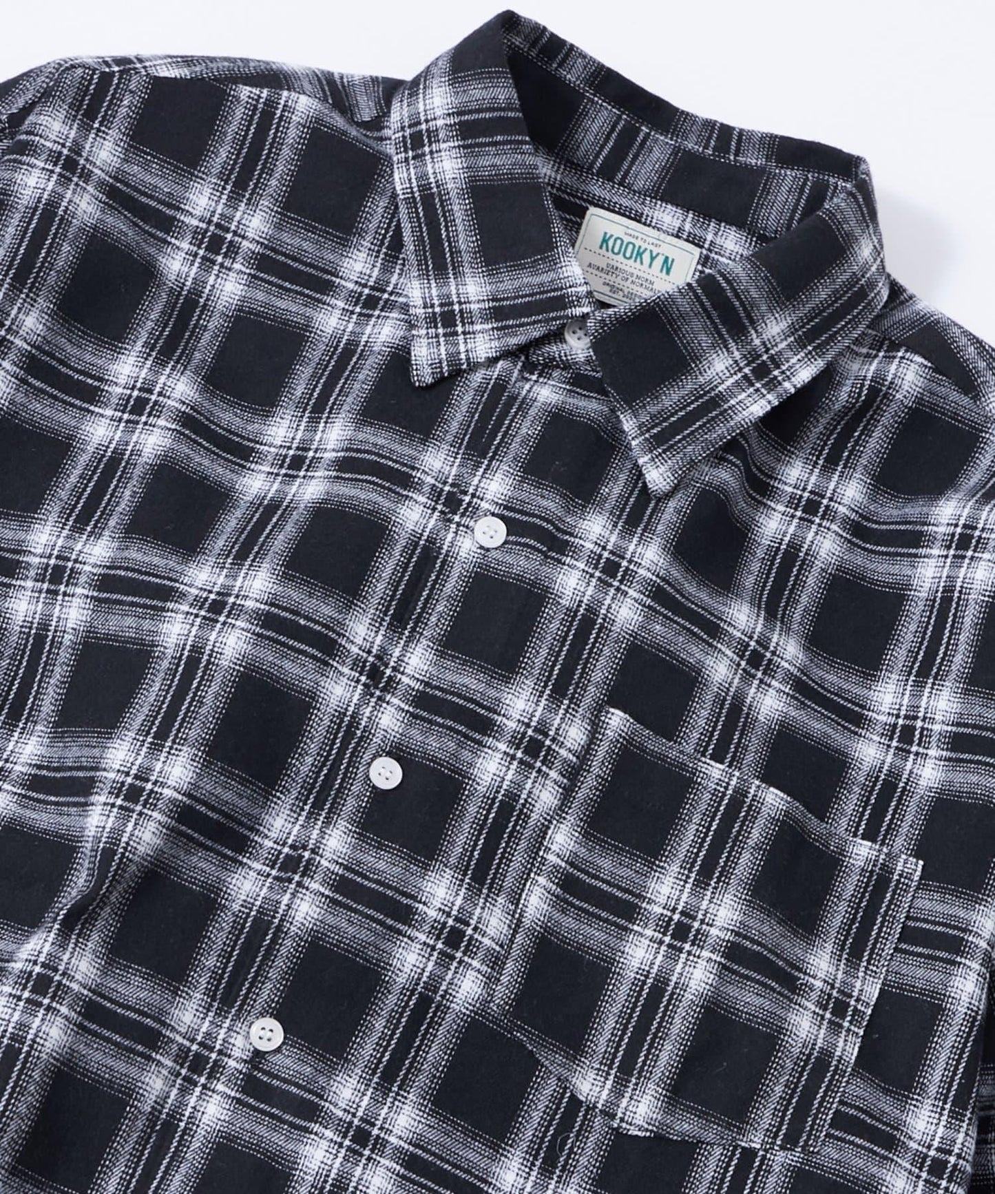 KOOKY'N法蘭絨格子襯衫