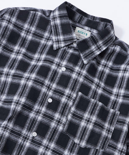 KOOKY'N法蘭絨格子襯衫