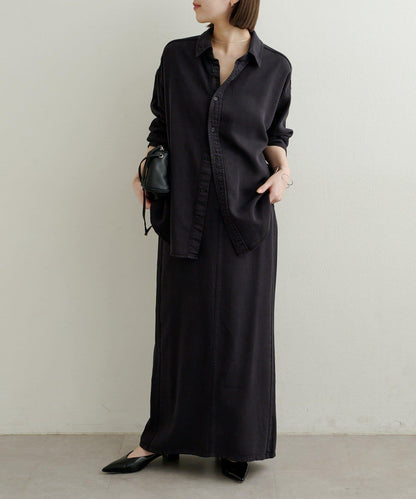 【可搭配套裝穿著◎】天絲柔軟修身半身裙