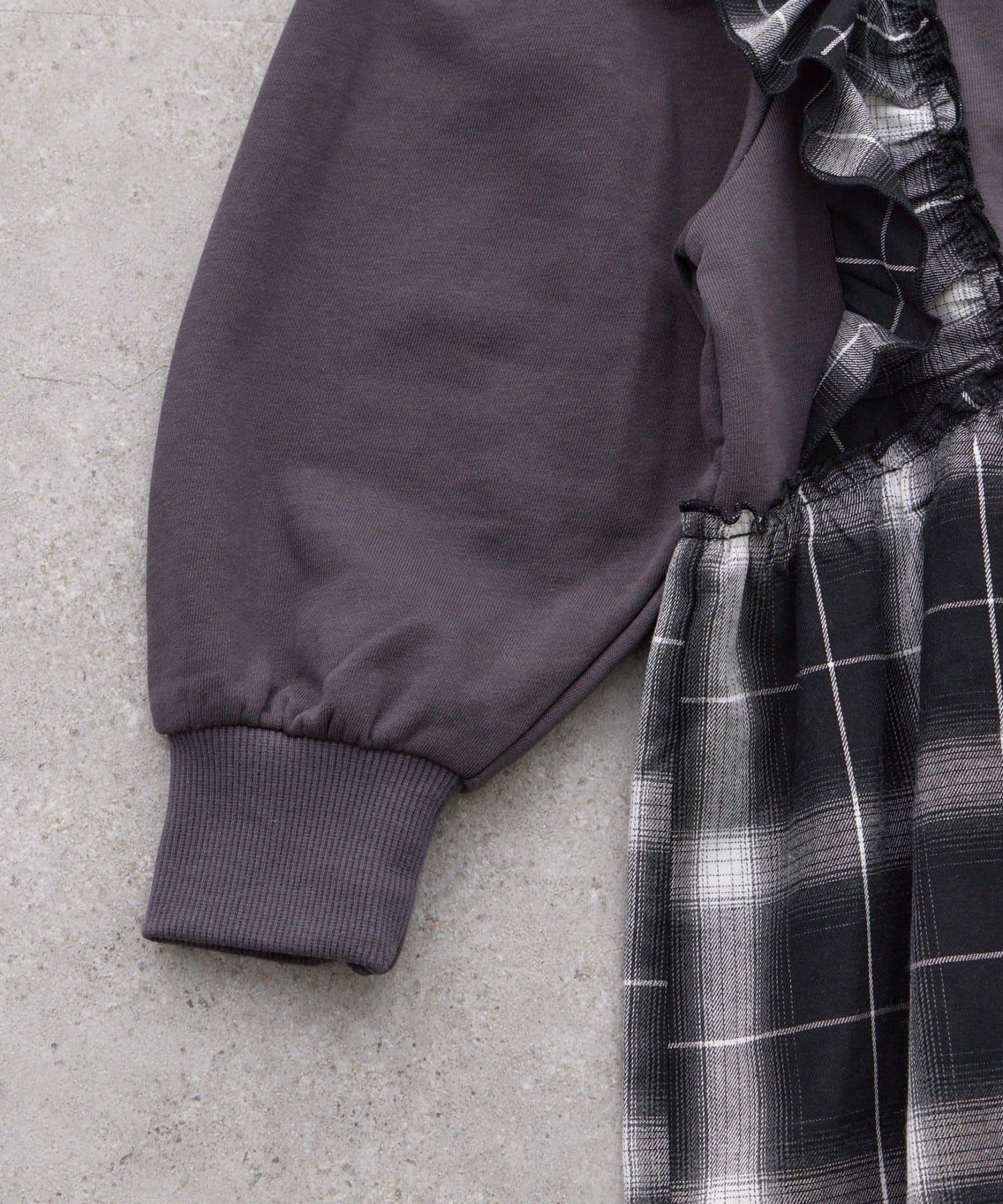 【KIDS】衛衣拼接迷你長款上衣連衣裙≪有大童尺碼≫