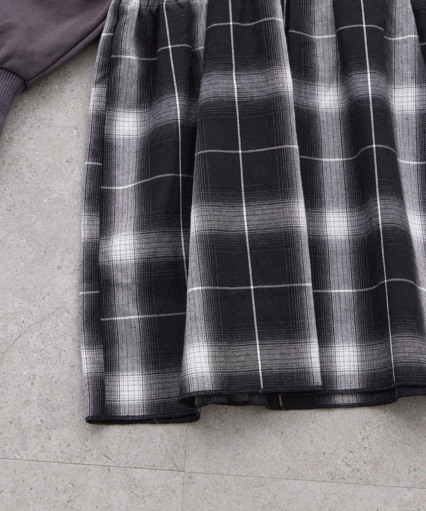 【KIDS】衛衣拼接迷你長款上衣連衣裙≪有大童尺碼≫