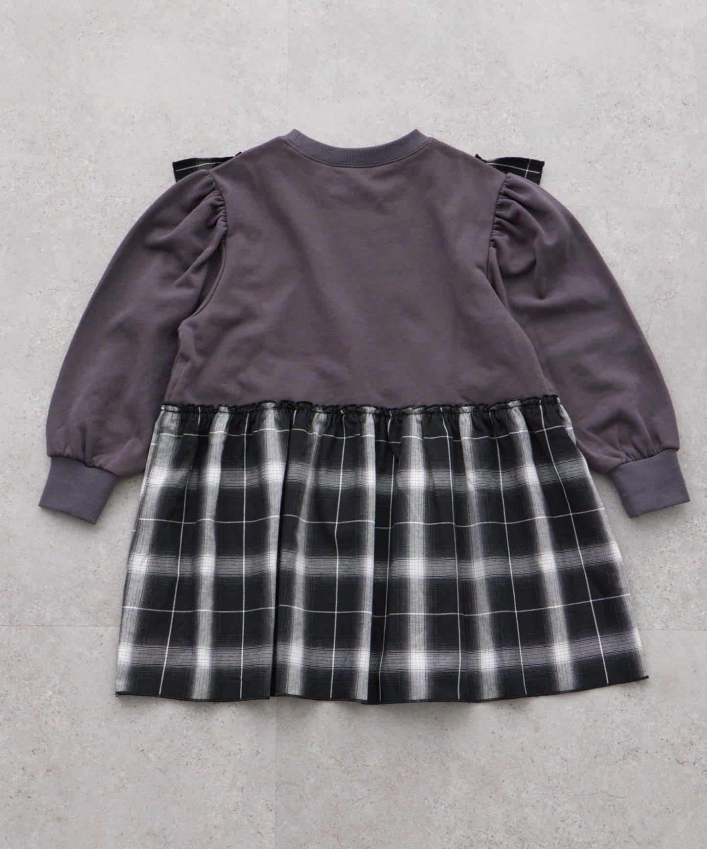 【KIDS】衛衣拼接迷你長款上衣連衣裙≪有大童尺碼≫