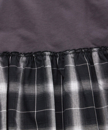 【KIDS】衛衣拼接迷你長款上衣連衣裙≪有大童尺碼≫