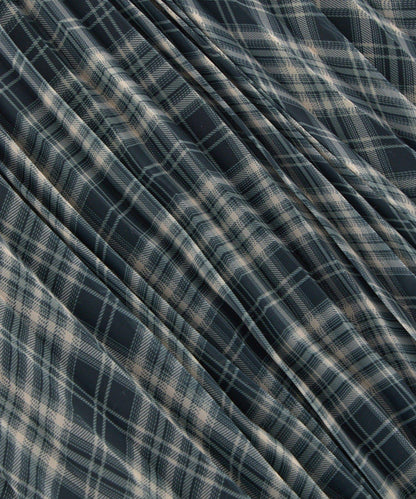 【KIDS】《有青少年尺碼》2WAY百褶格紋拼接裙(OSORO)