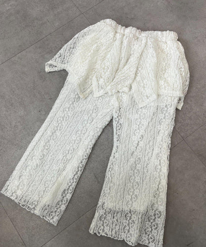 【KIDS】蕾絲拼接下襬疊穿褲≪有大童尺碼≫