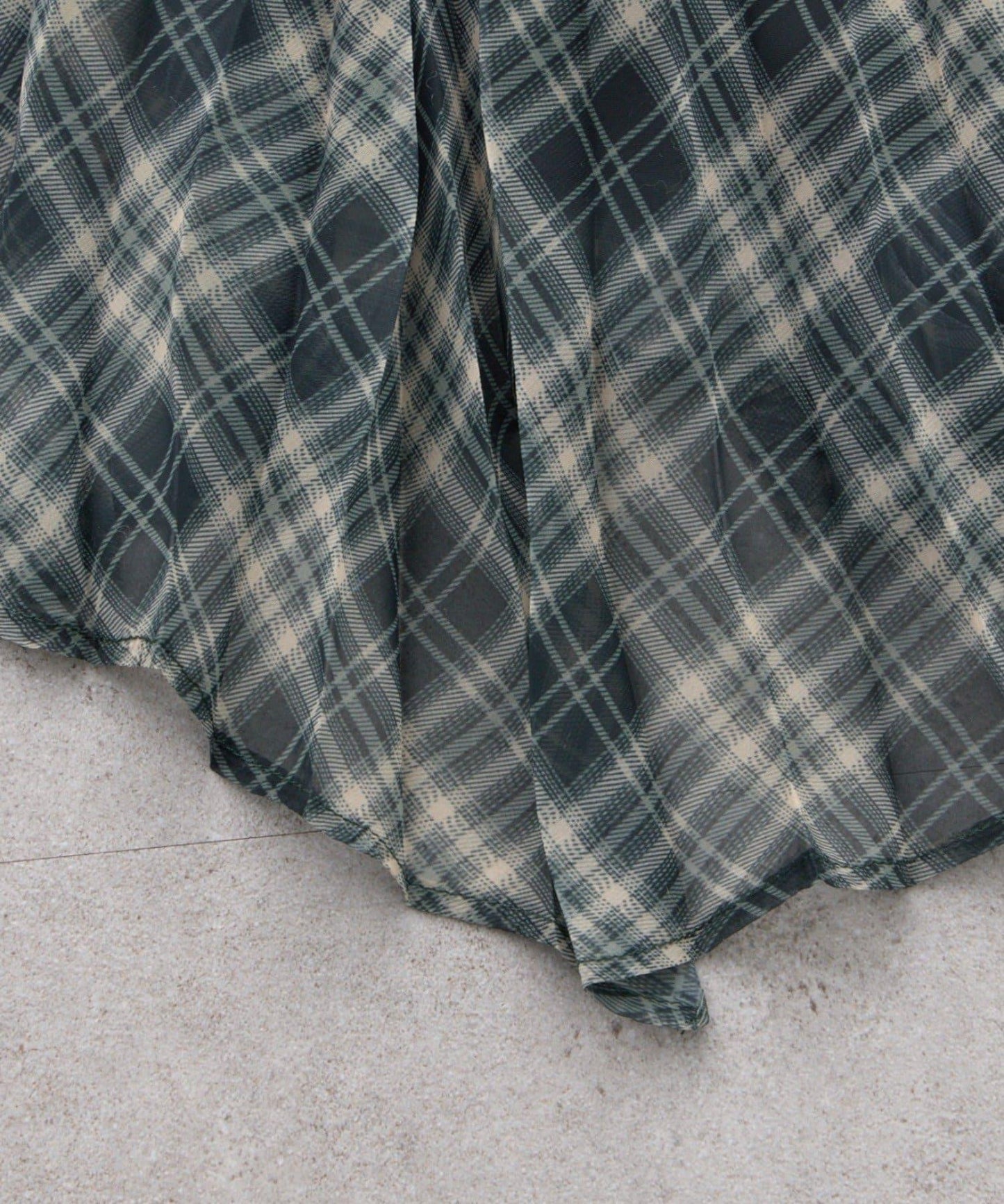 【KIDS】《有青少年尺碼》2WAY百褶格紋拼接裙(OSORO)