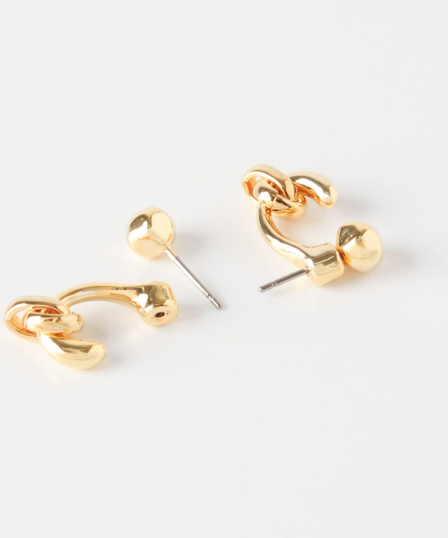 LAPUIS水滴流線圈耳環