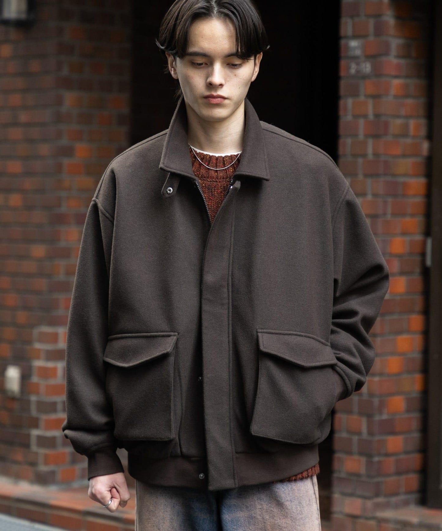 『UR TECH』剪裁呢料夾克