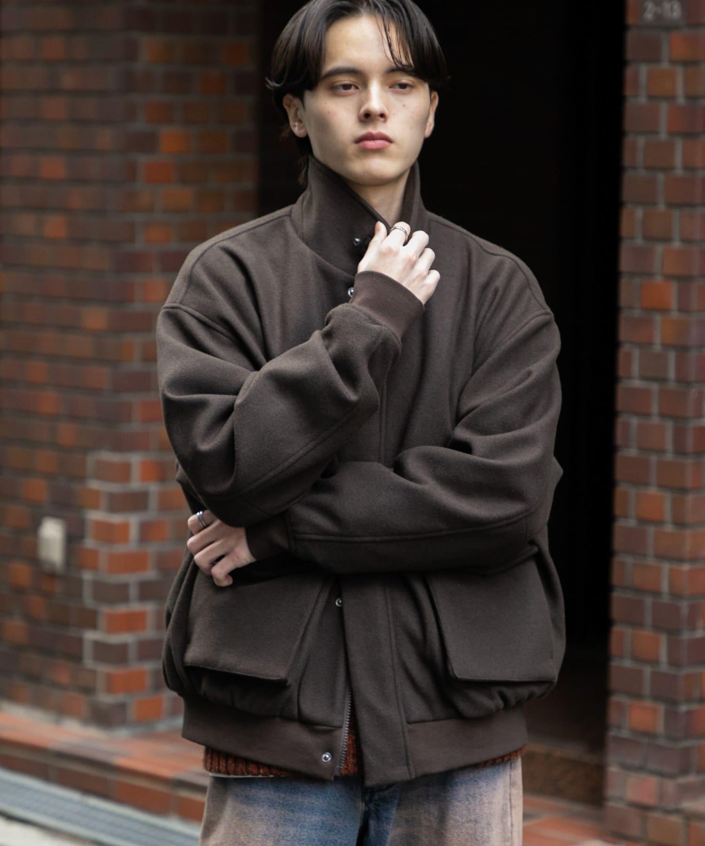 『UR TECH』剪裁呢料夾克