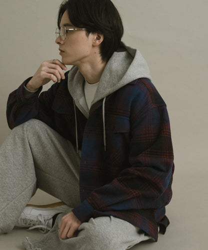 磨毛厚款法蘭絨格子襯衫