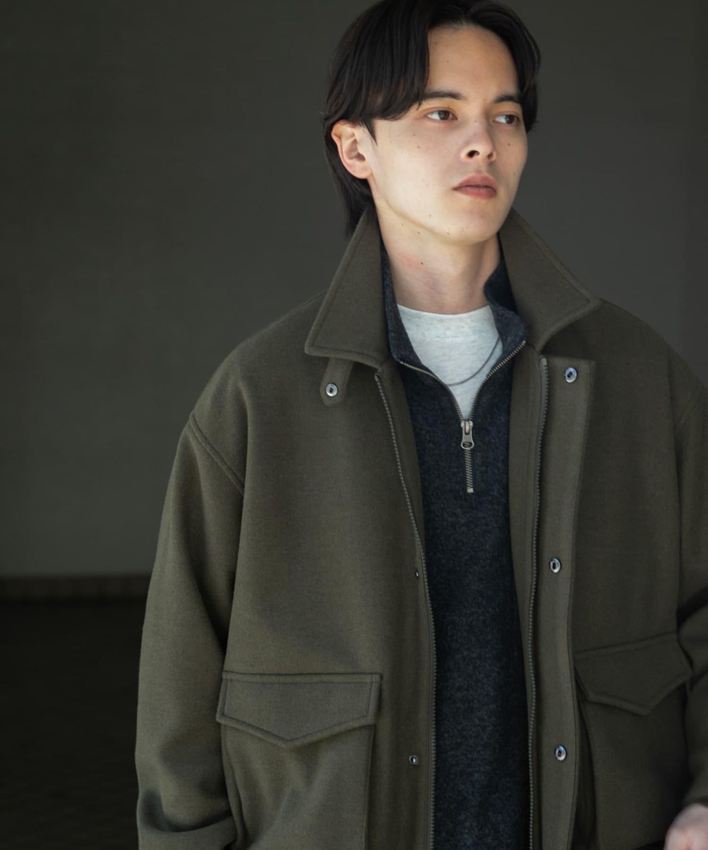 『UR TECH』剪裁呢料夾克