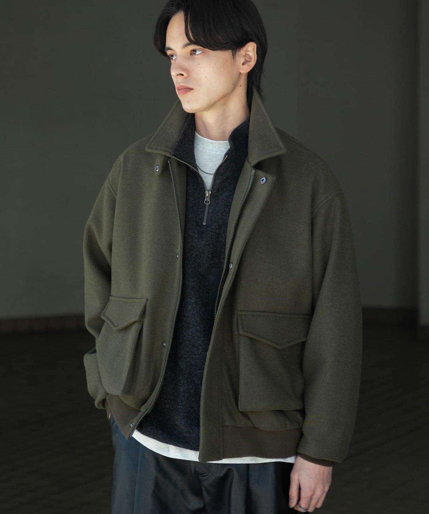 『UR TECH』剪裁呢料夾克