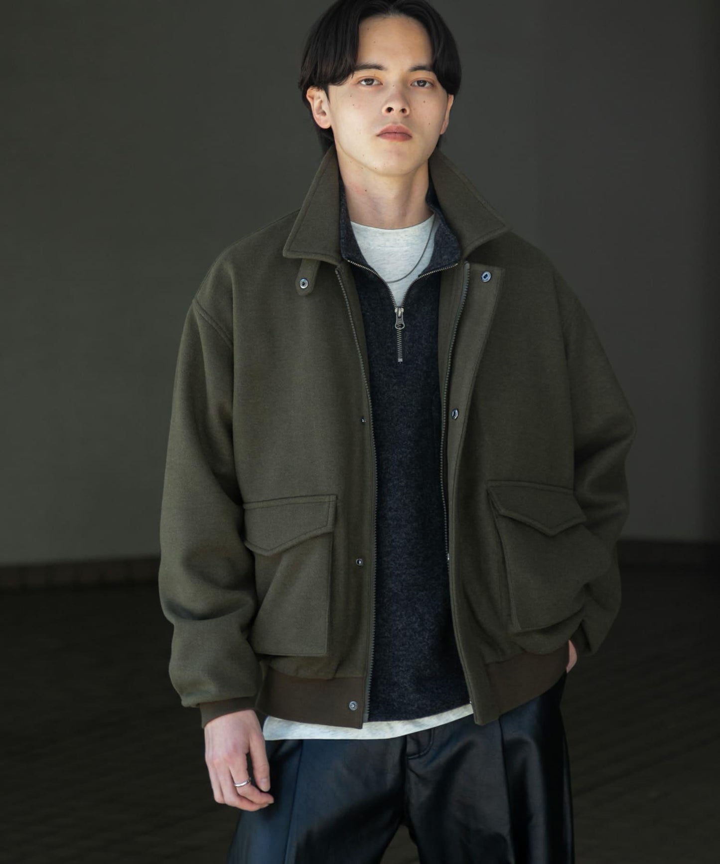 『UR TECH』剪裁呢料夾克