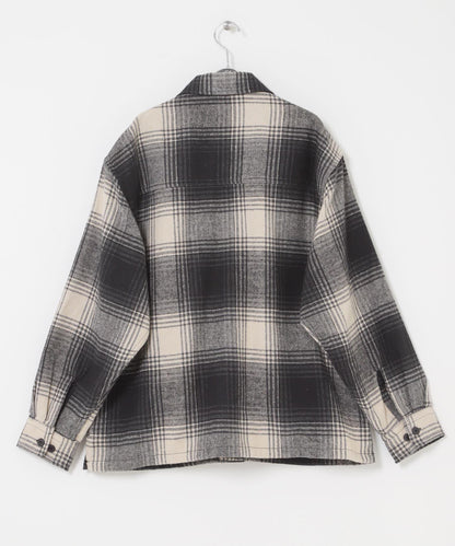 磨毛厚款法蘭絨格子襯衫