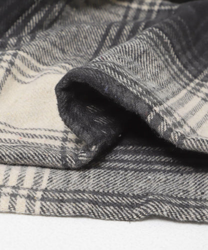 磨毛厚款法蘭絨格子襯衫