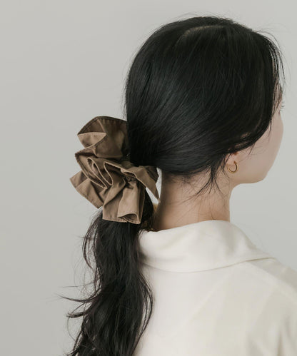 基礎荷葉邊髮圈