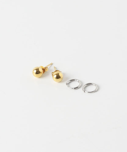 不鏽鋼迷你圈形耳環套裝