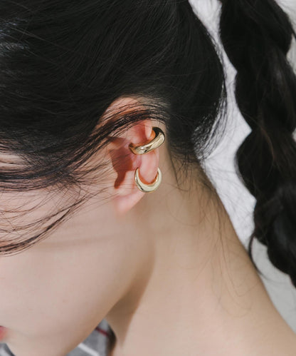 金屬質感豐盈感2件套耳夾