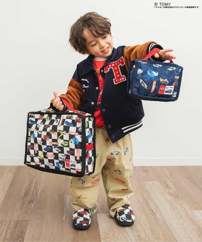 TOMICA×BREEZE 刺繡全印花長褲 10分丈