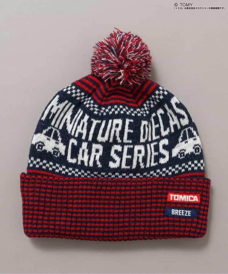TOMICA×BREEZE 標誌針織帽