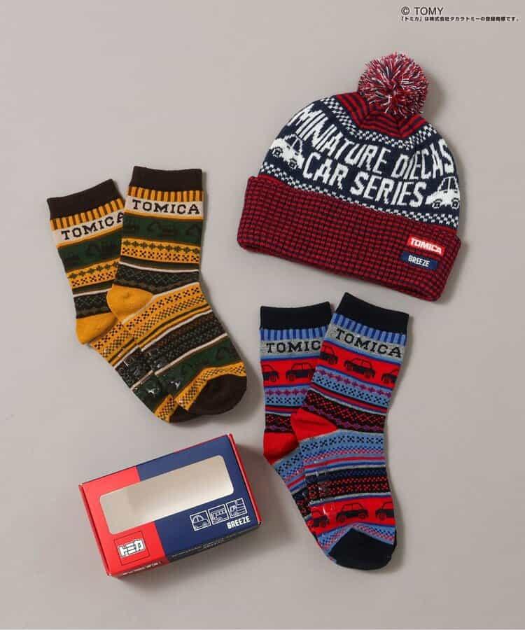 TOMICA×BREEZE 標誌針織帽