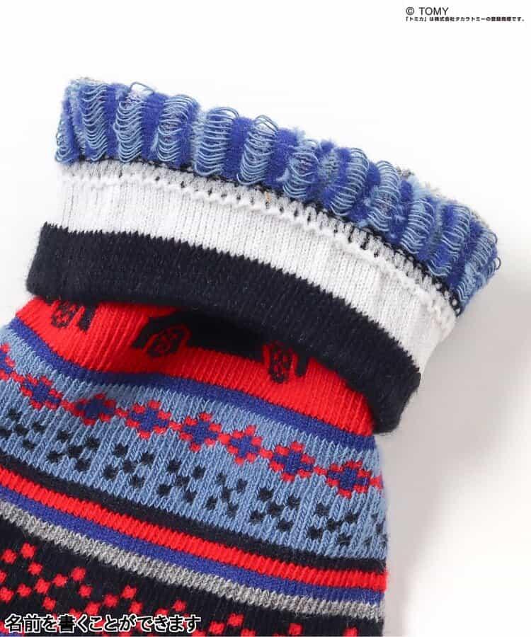 TOMICA×BREEZE 2雙裝北歐風格襪