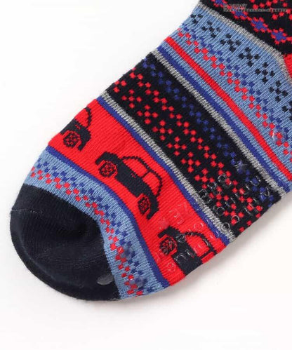 TOMICA×BREEZE 2雙裝北歐風格襪