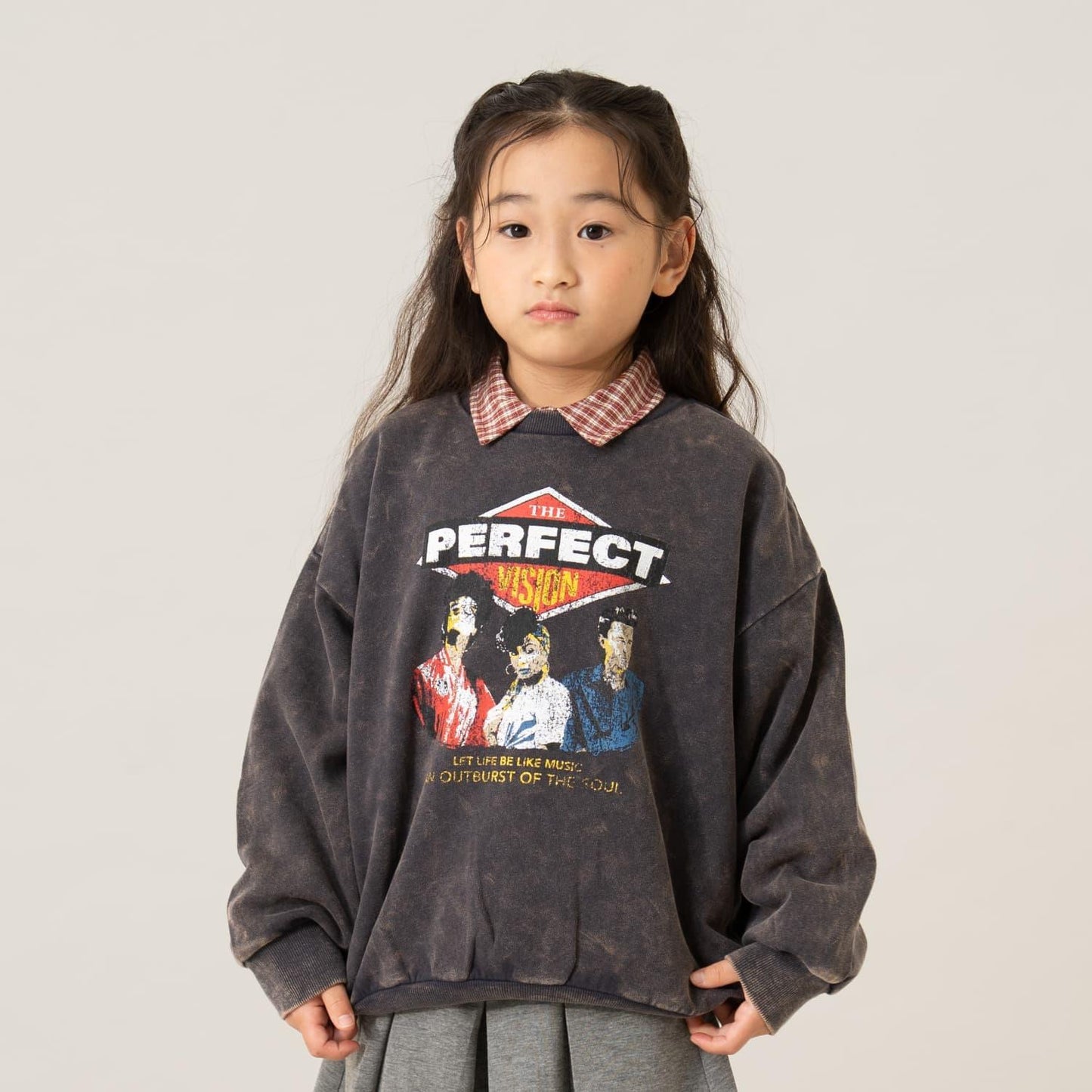 樂隊風格印花衛衣