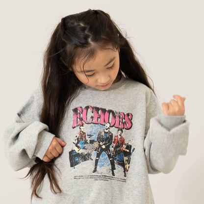 樂隊風格印花衛衣