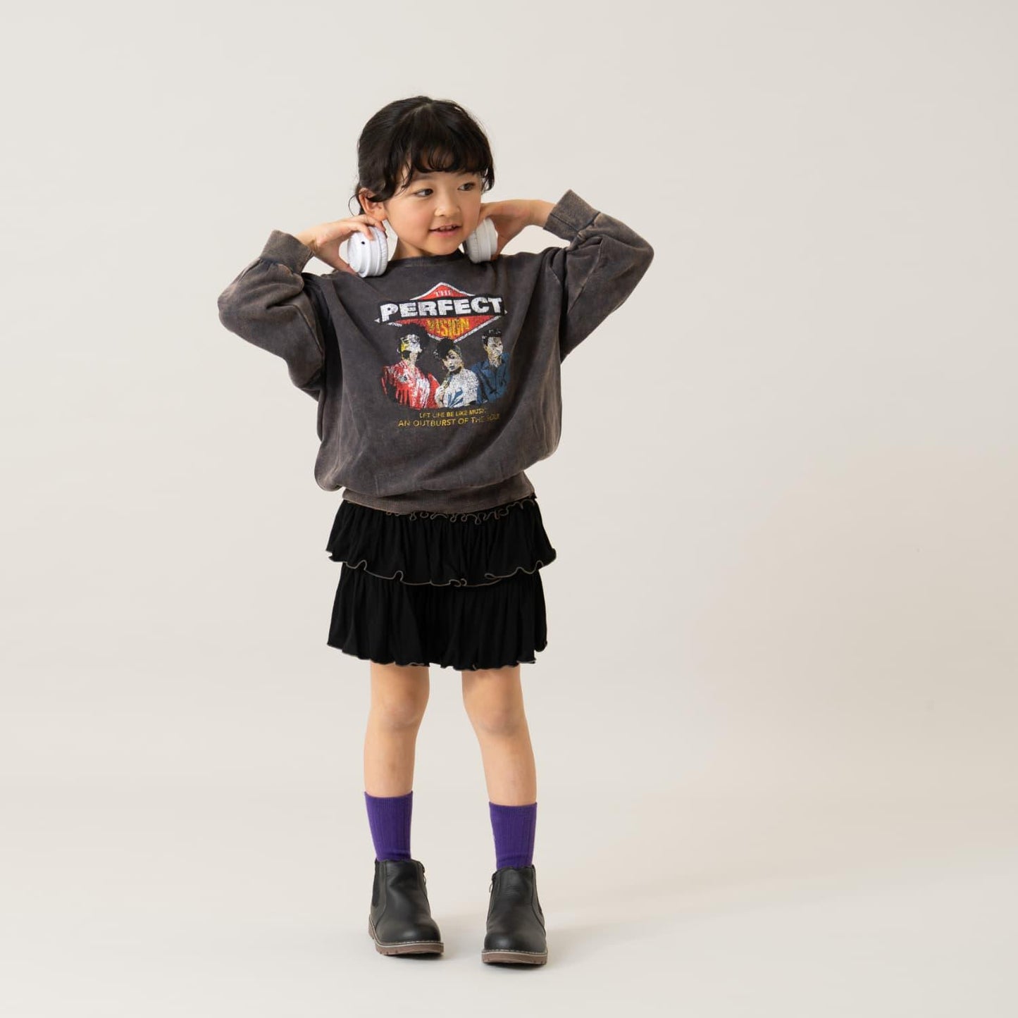 樂隊風格印花衛衣