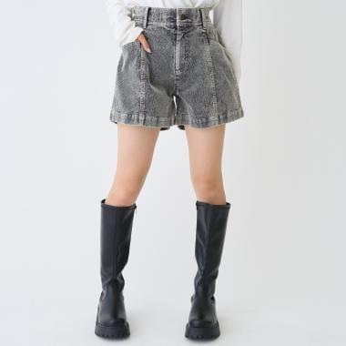 時尚燈芯絨短褲