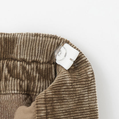 時尚燈芯絨短褲