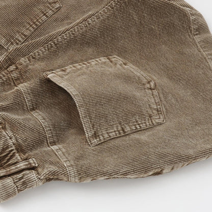 時尚燈芯絨短褲