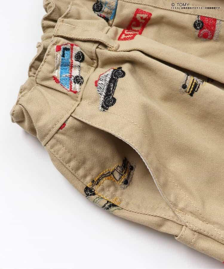 TOMICA×BREEZE 刺繡全印花長褲 10分丈