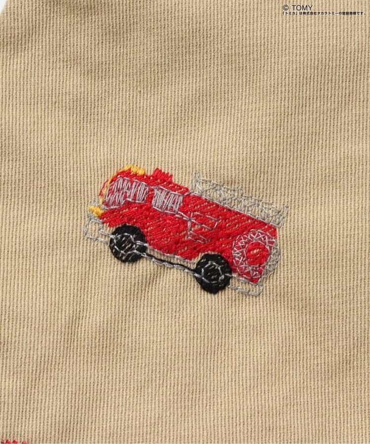 TOMICA×BREEZE 刺繡全印花長褲 10分丈