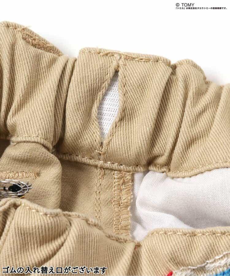 TOMICA×BREEZE 刺繡全印花長褲 10分丈