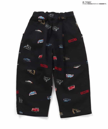 TOMICA×BREEZE 刺繡全印花長褲 10分丈