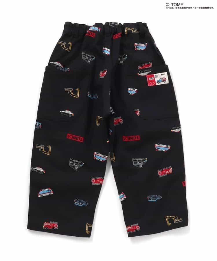 TOMICA×BREEZE 刺繡全印花長褲 10分丈