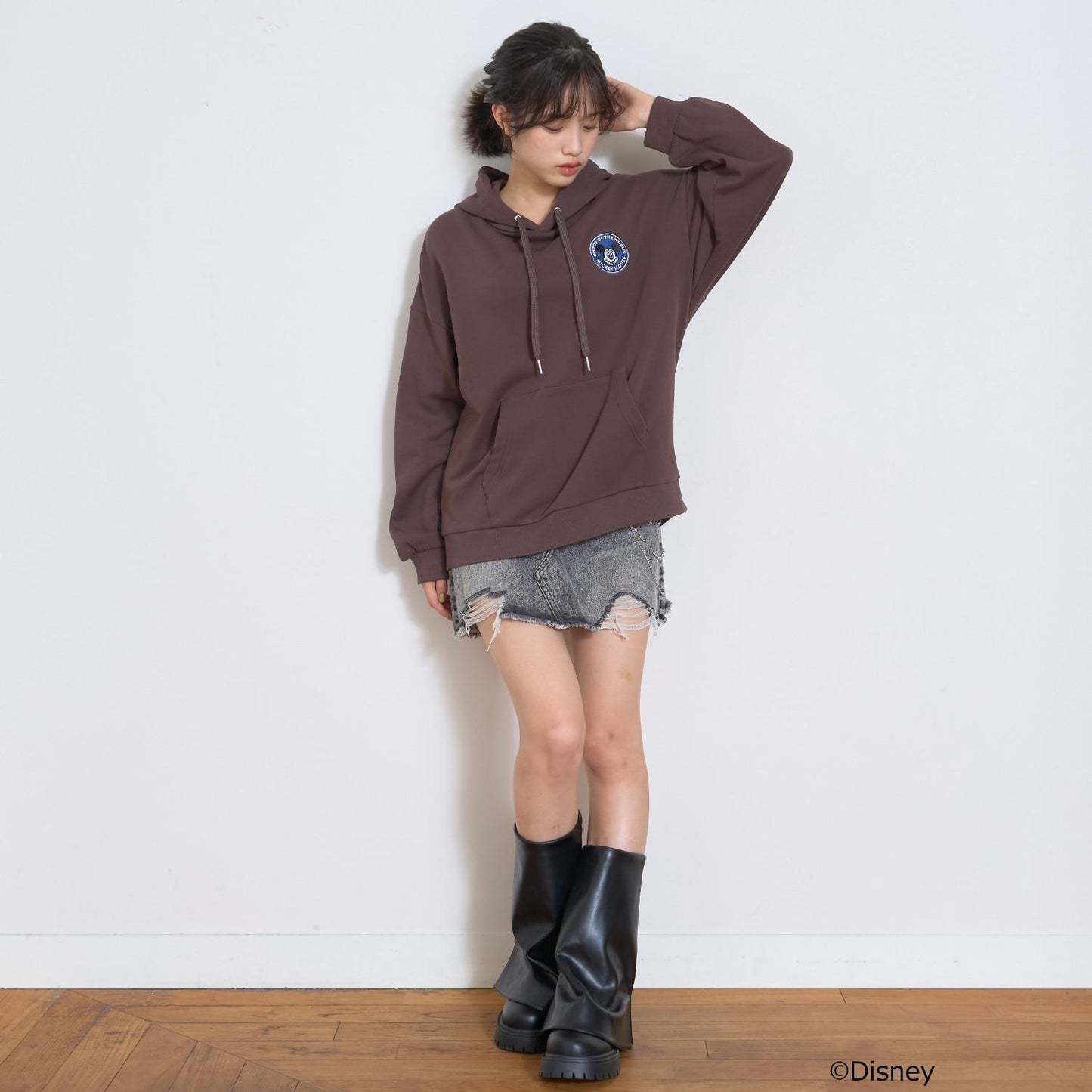 《迪士尼》寬鬆連帽衛衣