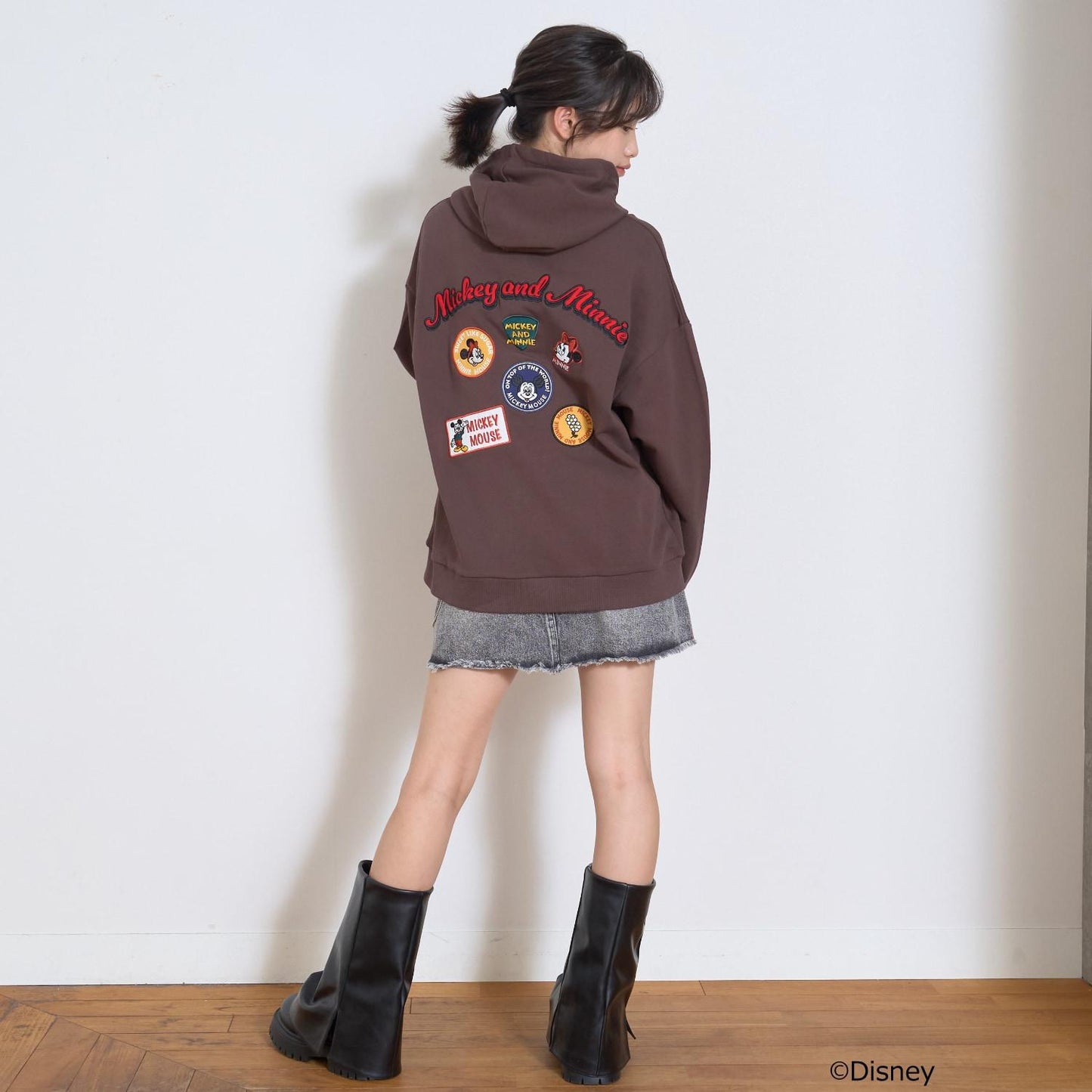 《迪士尼》寬鬆連帽衛衣