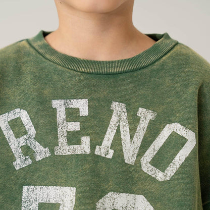 美式休閒風格印花衛衣