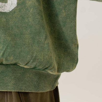 美式休閒風格印花衛衣