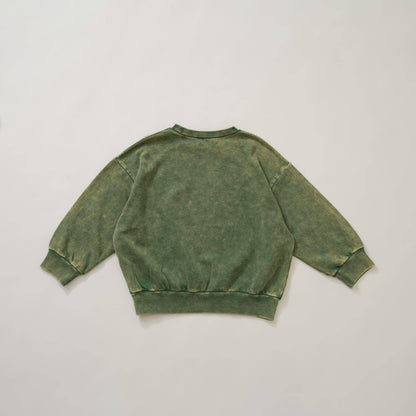 美式休閒風格印花衛衣