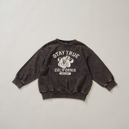 美式休閒風格印花衛衣