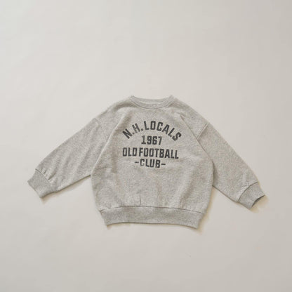 美式休閒風格印花衛衣