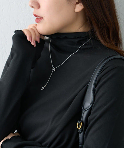 【RMAF】保溫加工保暖荷葉邊高領長袖T恤