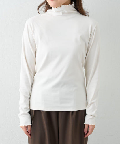 【RMAF】保溫加工保暖荷葉邊高領長袖T恤