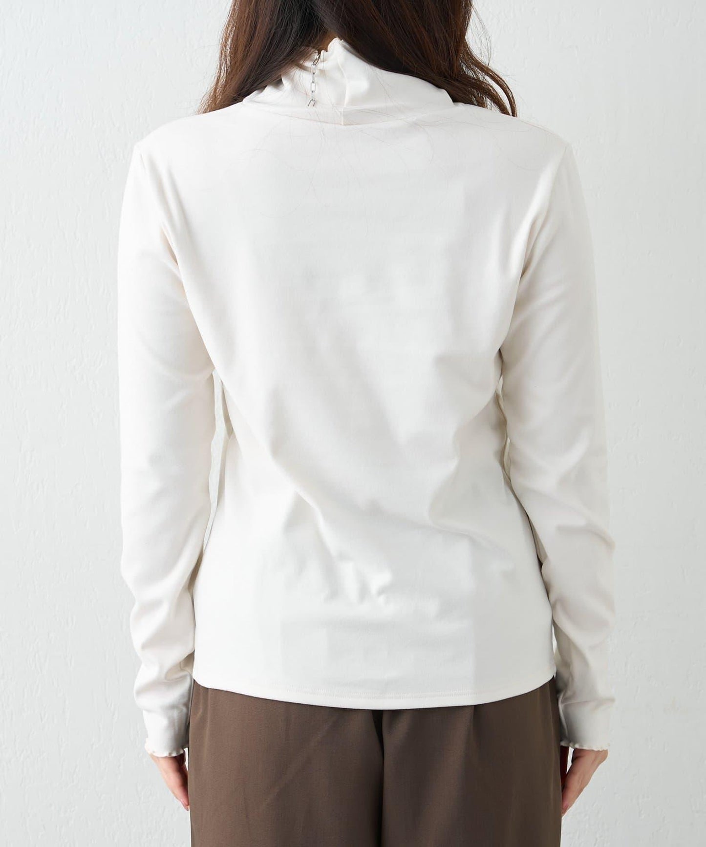 【RMAF】保溫加工保暖荷葉邊高領長袖T恤