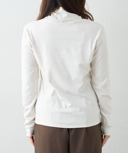 【RMAF】保溫加工保暖荷葉邊高領長袖T恤