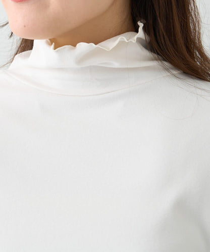 【RMAF】保溫加工保暖荷葉邊高領長袖T恤